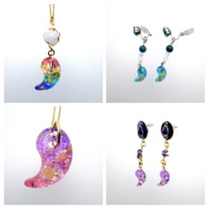 オルゴナイト勾玉アクセサリー